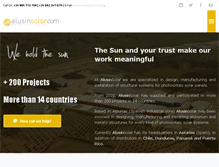 Tablet Screenshot of alusinsolar.com